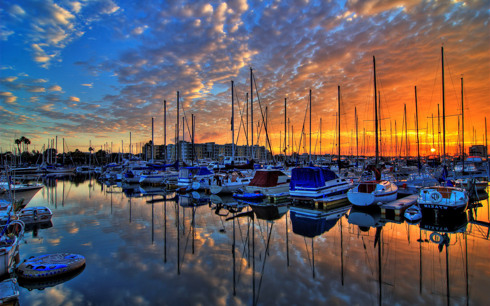 Marina berths